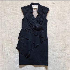 Anthropology Leifsottir collared tier dress